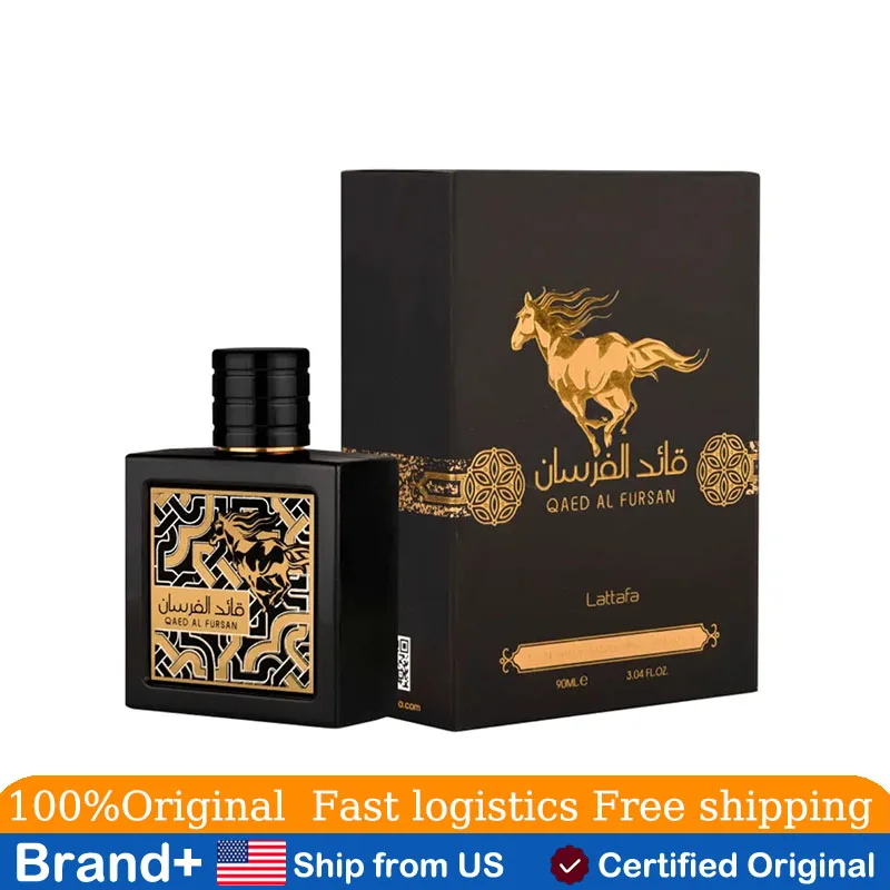 Lattafa Qaed Al Fursan Eau De Parfum Long-Lasting Fragrance for Unisex 100ML Long Lasting Fragrance Natural Perfume Cologne