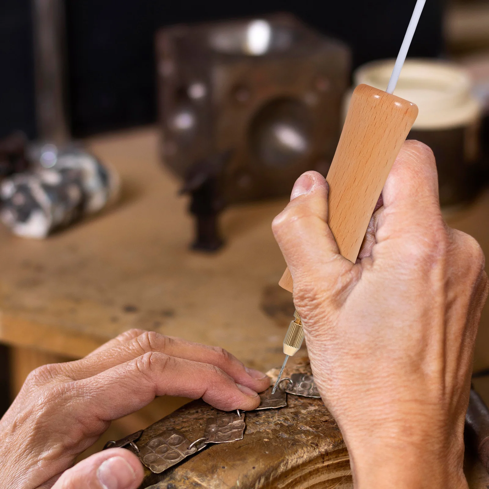 

1Set Electric Jewelry Drill Resin Drill Kit Multi Functional Accurate Positioning Small Rotary Tool for Jewelry Making Crafts