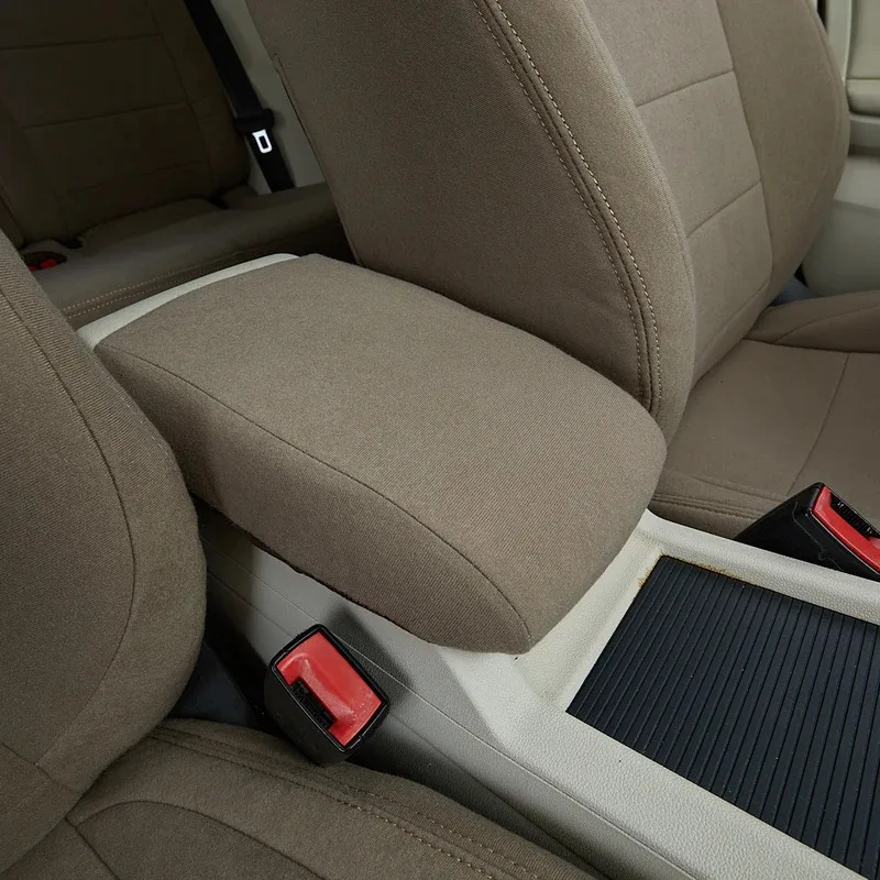 Custom Luxury beige leather Waterproof Universal 5pcs car seat covers for Lamando