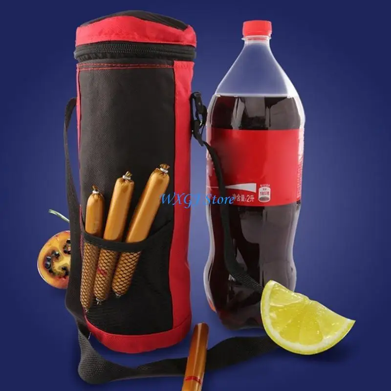37JE Water Bottle for Carrier Bag Insulated Water Bottle Holder with Shoulder Strap for Walking Climbing Hiking Camping