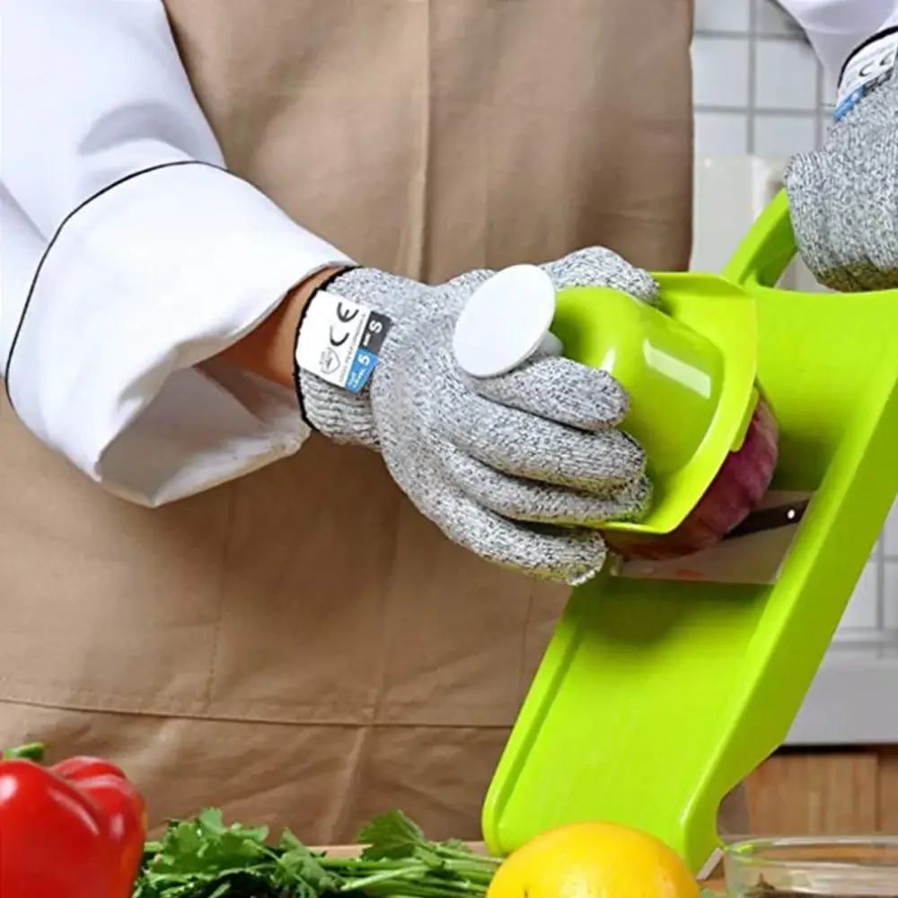 Guantes de seguridad de alta resistencia, Nivel 5, protección para cocina, anticorte, resistentes al corte, para corte de pescado