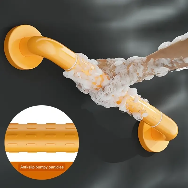 

Customizable Bathroom Armrest With Glow at Night Safety Anti-fall Handrail Stainless Steel Handle Anti Drop and Anti