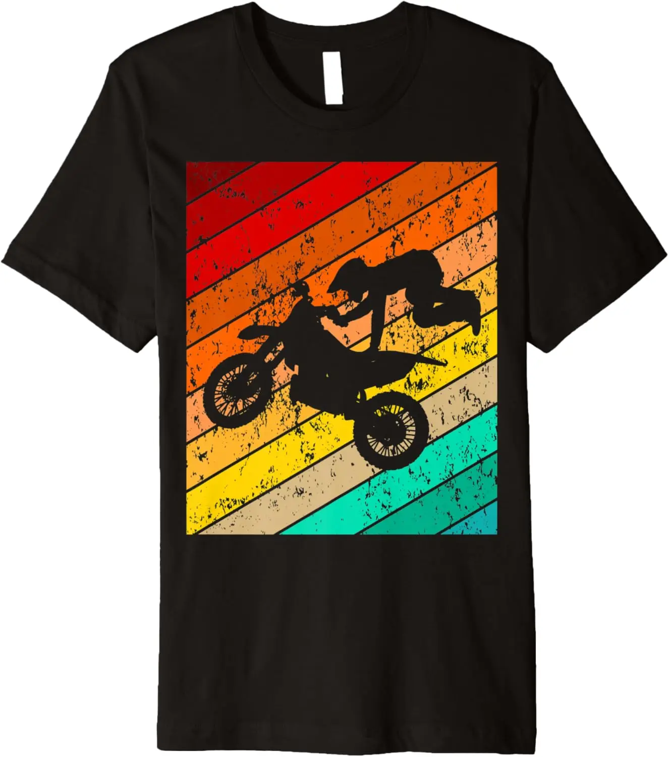 

Motocross Motorcycle Biker Motorcycle Rider Vintage Retro Premium T-Shirt Motorcycle