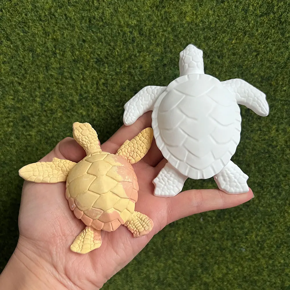 Ozean Meeresschildkröte Silikonform, für Epoxidharz Gips Ton Beton, DIY Aquarium Dekor Figur, handgemachte Handwerksgeschenke