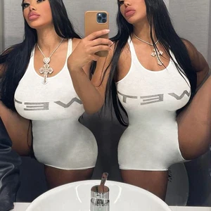 Strange Cat Letter Female Support, Skinny Tumps, Skinny Jumpsuit, Tight Short Jumpsuit, Stretching Activity, Low Casual Shop, Sports 6 Main Sales Short Jumpsuit - №3