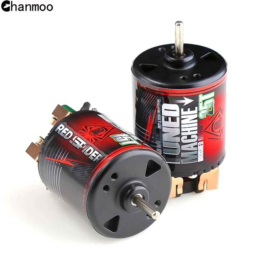 Chanmoo 15T 25T 35T 45T 55T 80T Motor Waterproof 540 Brushed Motor for 1/10 RC Crawler Axial SCX10 Traxxas TRX4 D90 Redcat Gen8