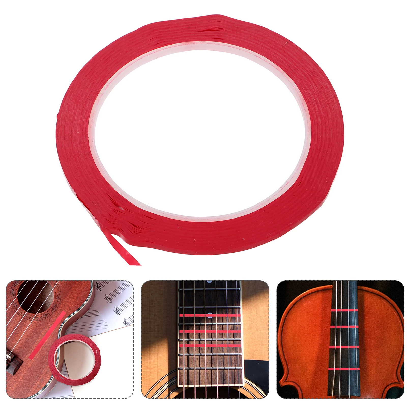 

Violin Phoneme Stickers Free Cut Fretboard Tape Finger Applique Fingerboard White Pine Colored