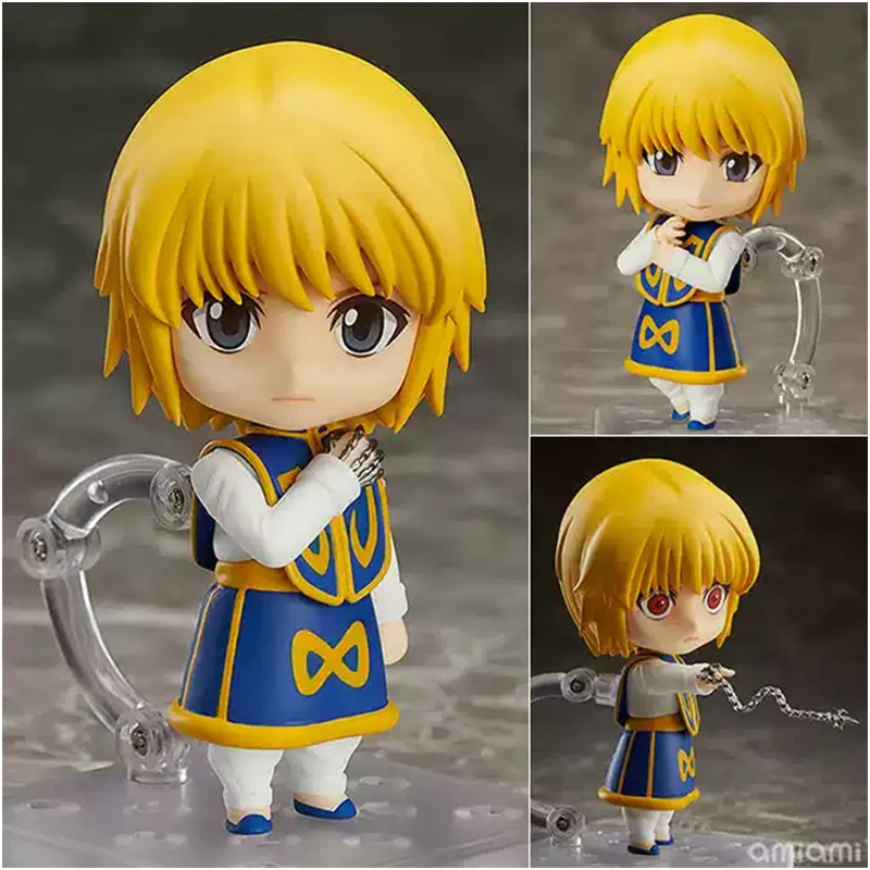헌터×헌터 애니메이션 만화 주변 장난감 Gon Killua Kurapika Hisok 움직일 수 있는 애니메이션 액션 모델 피규어 컬렉션 NTR