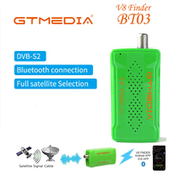 GTMEDIA V8 SAT Finder BT03 Mini Satfinder Bluetooth DVB S / S2 Digital Signal Satellite Receiver Support Android IOS