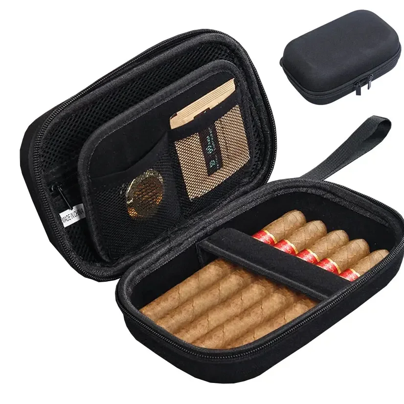 

EVA Cigar Travel Case, Humidors Box, Tobacco Pipe Bag, Portable Carry Case, Pouch Smoke Accessories