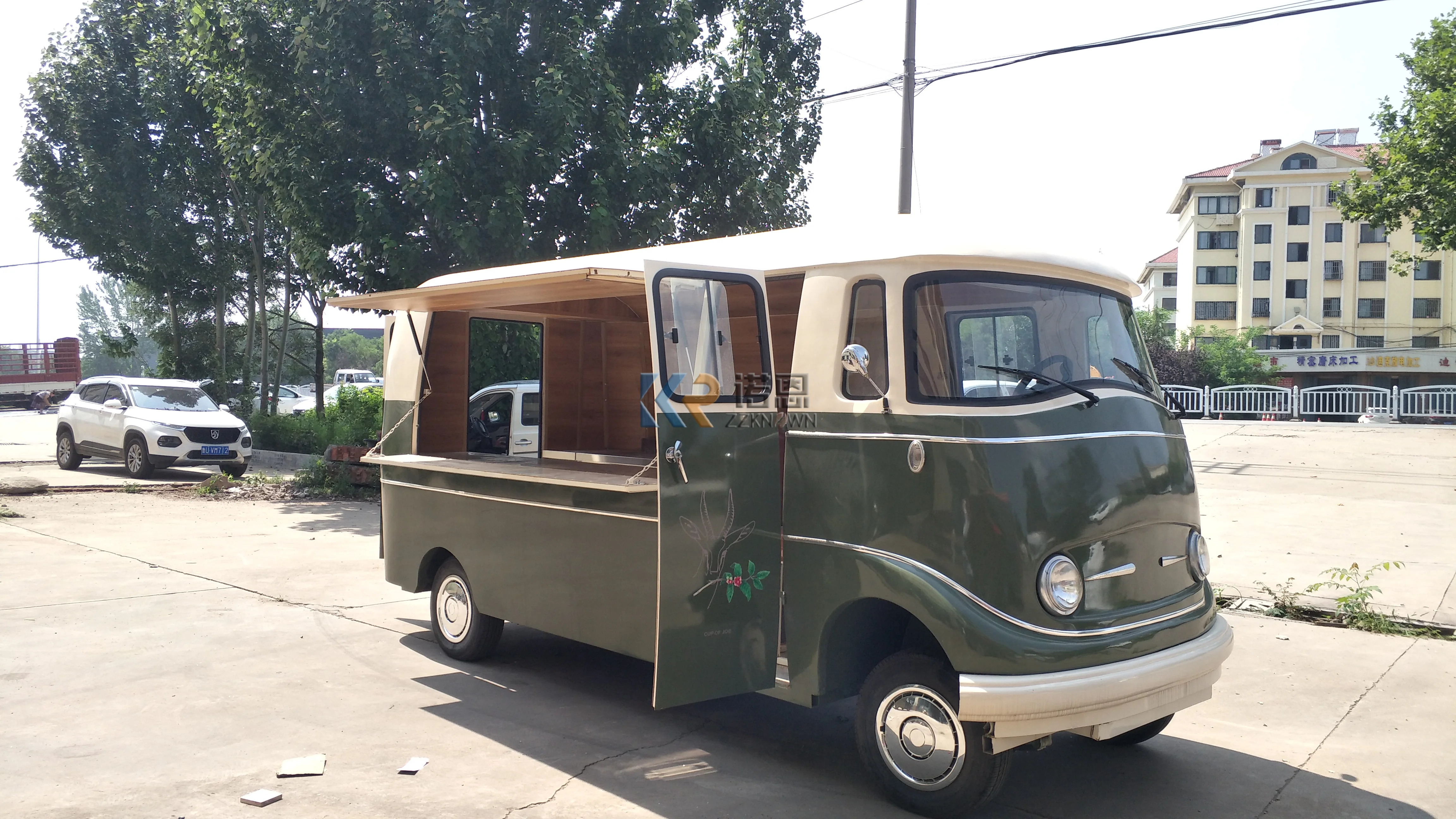 Elektryczny Food Truck Kiosk komórkowy automat do kawy Van wysokiej jakości przyczepa gastronomiczna wagon restauracyjny