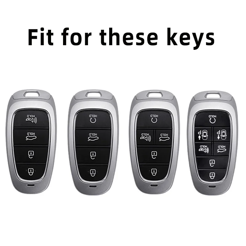 สำหรับ Hyundai Sonata Nexo DN8 Santa Fe TM Tucson NX4 Staria Ioniq Shell 2020 2021 2022 4/5/7ปุ่ม Key Fob
