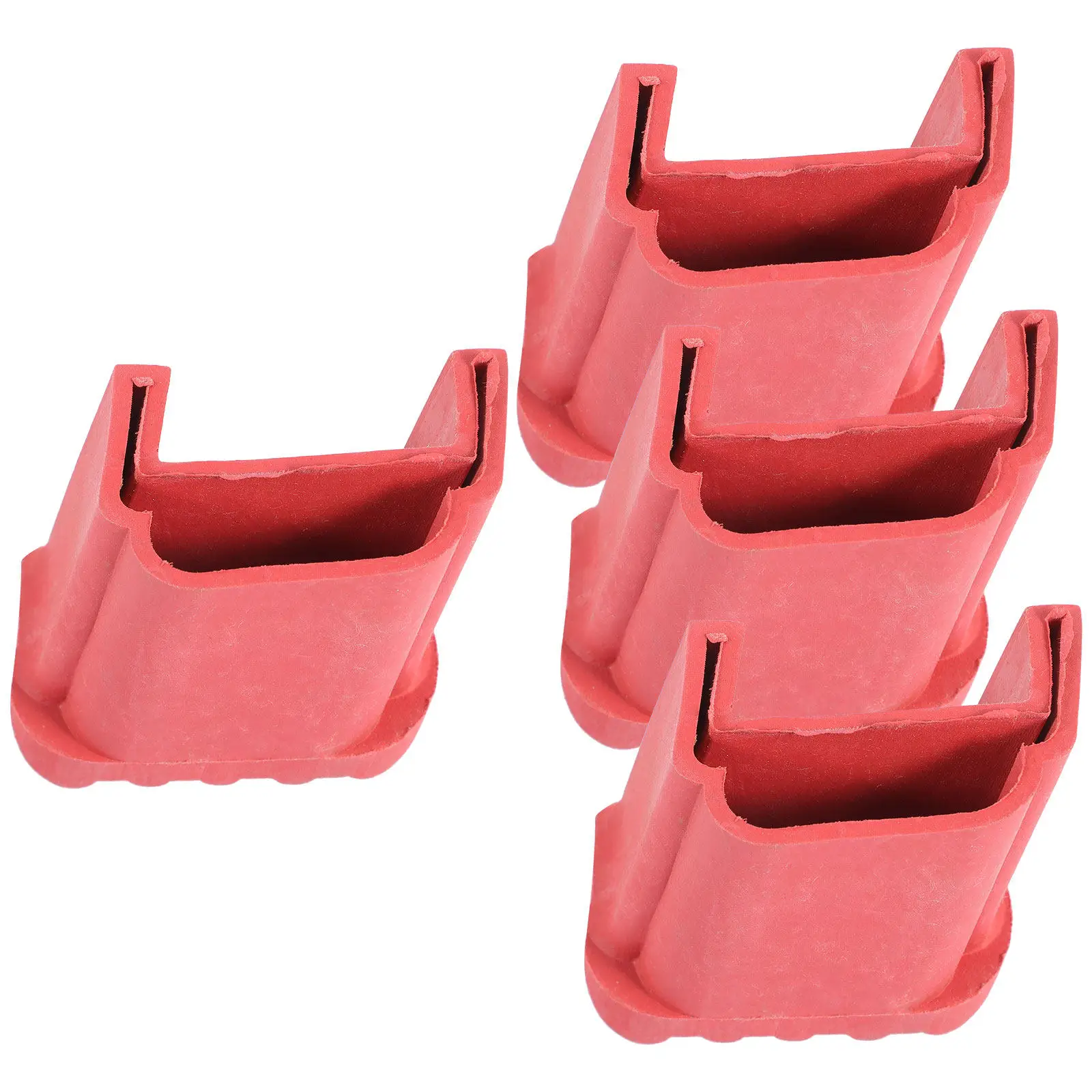 Rubber Ladder Feet Covers 4 Piece Nonslip Protector Pads for Extension Step Ladders Floor Scratch Protection