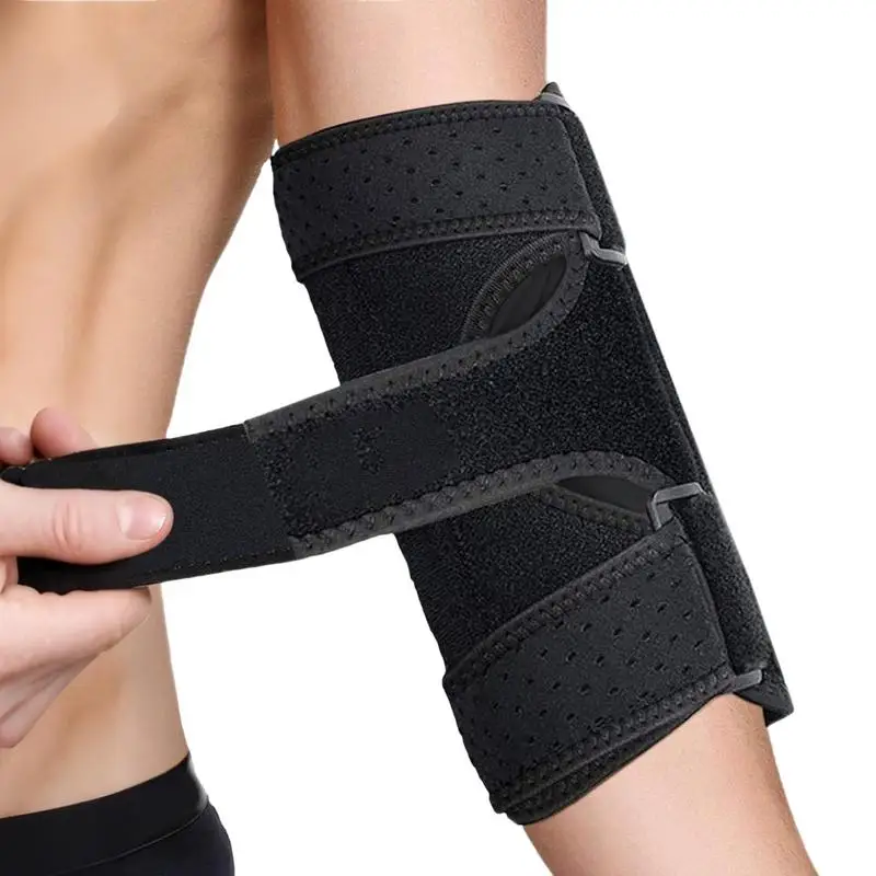 

Elbow Support Sleeve Cubital Tunnel Brace Removable Metal Splints Adjustable Arm Support For Sport Golf Weightlifting