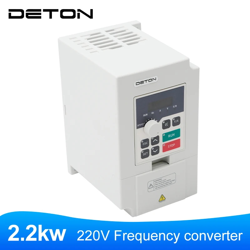 DETON 2.2KW 220V drive frequency converter 1/3P input AC controller, dedicated for numerical control of water pump motors