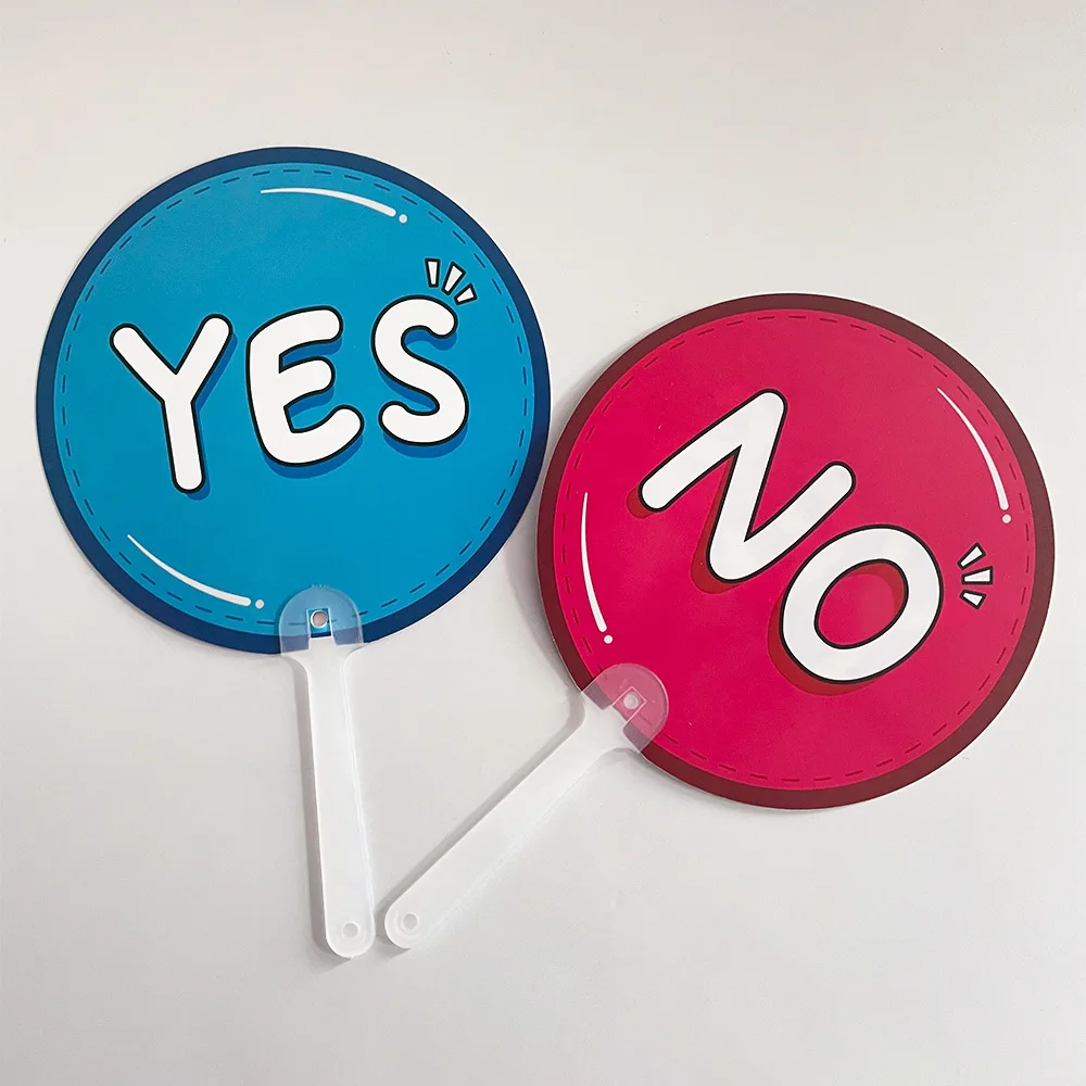 

10pcs Plastic Voting Paddles Classroom Response Boards Student Feedback Tools Engagement Signs Teaching Aids For Polling