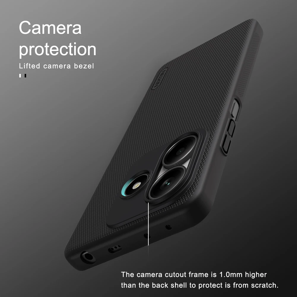 Funda Redmi Note 14 Nillkin Frosted Shield PC cubierta trasera dura para Xiaomi Redmi Note14 5G fundas