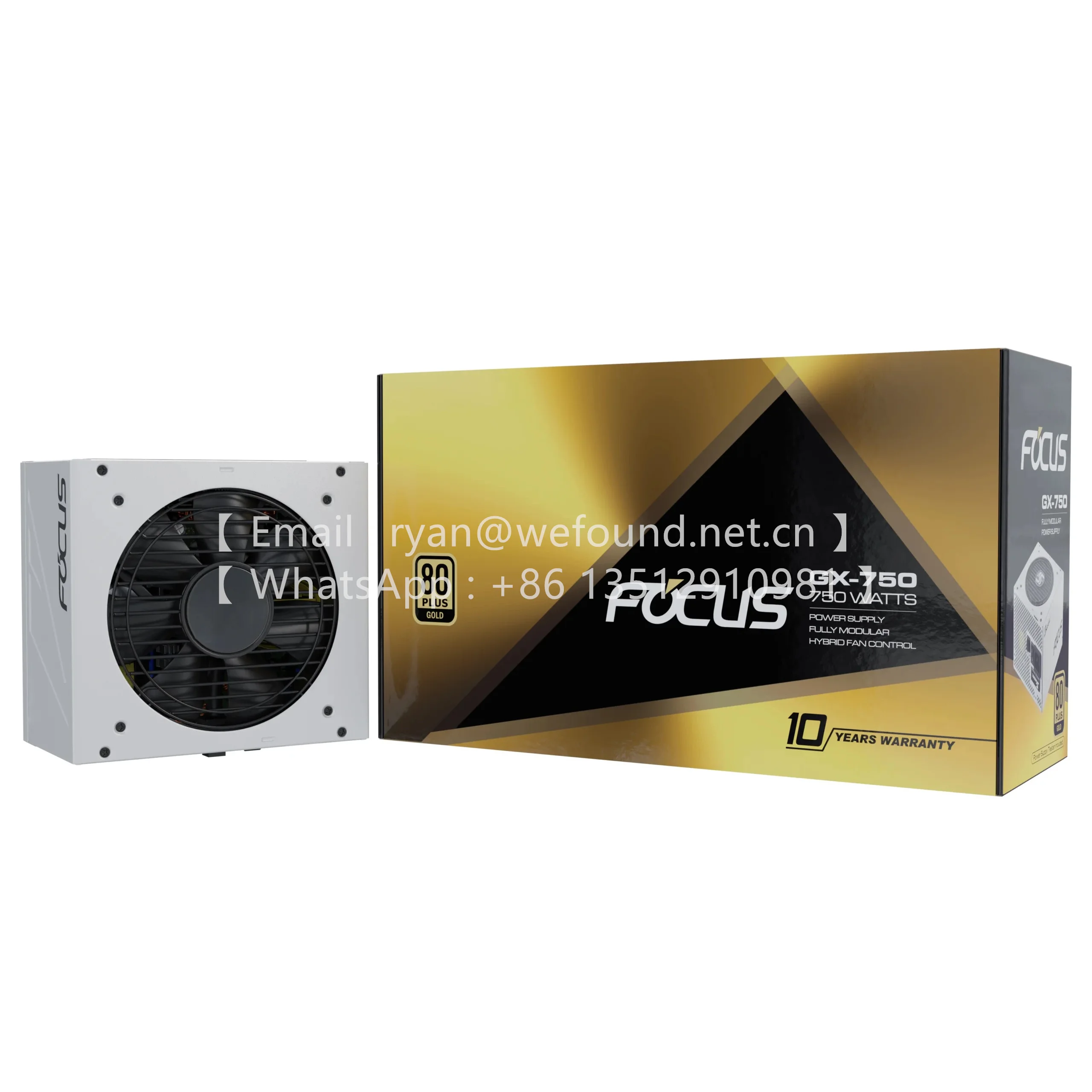 

FOCUS GX-750 White Black edition 750W полностью модульный