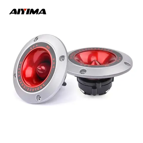 Aiyima 2 pçs 4 Polegada tweeters alto-falante piezoelétrico tweeter 100w cerâmica buzzer agudos alto-falante de áudio agudos piezo alto-falante de palco