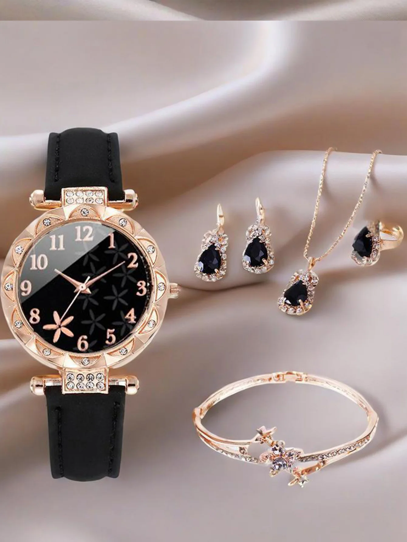 6-piece Women's Watch Fashion Watch Women's Versatile High end Women's Watch Women's Watch Set