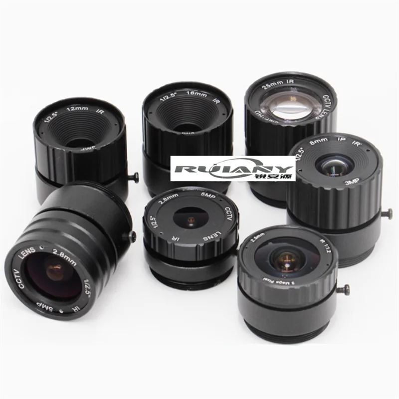 Cámara súper gran angular CS, lente de interfaz, pistola de monitoreo, 2,1mm, 1/3 pulgadas, 3 millones