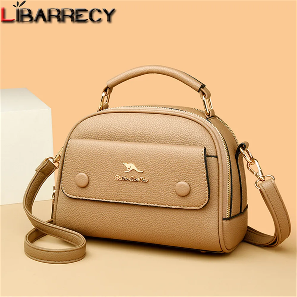 

Soft Leather Small Shoulder Crossbody Bags Female Luxury Design Purse and Handbags for Women Simple Shell Phone Satchels Bolsa