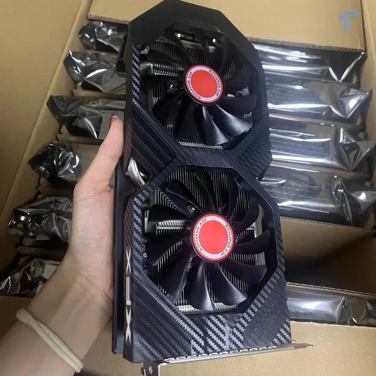 Komputer RX 570 580 590 8GB, kartu grafis gaming