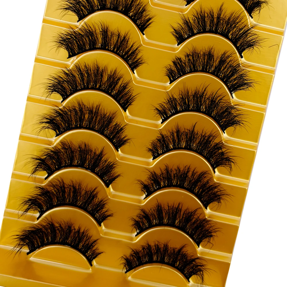38 Stile 10 Paar Natürliche Lange 3D Nerz Falsche Wimpern Make-up-Set Nerz-Wimpernverlängerung Kurze Wimpern – Detail 34
