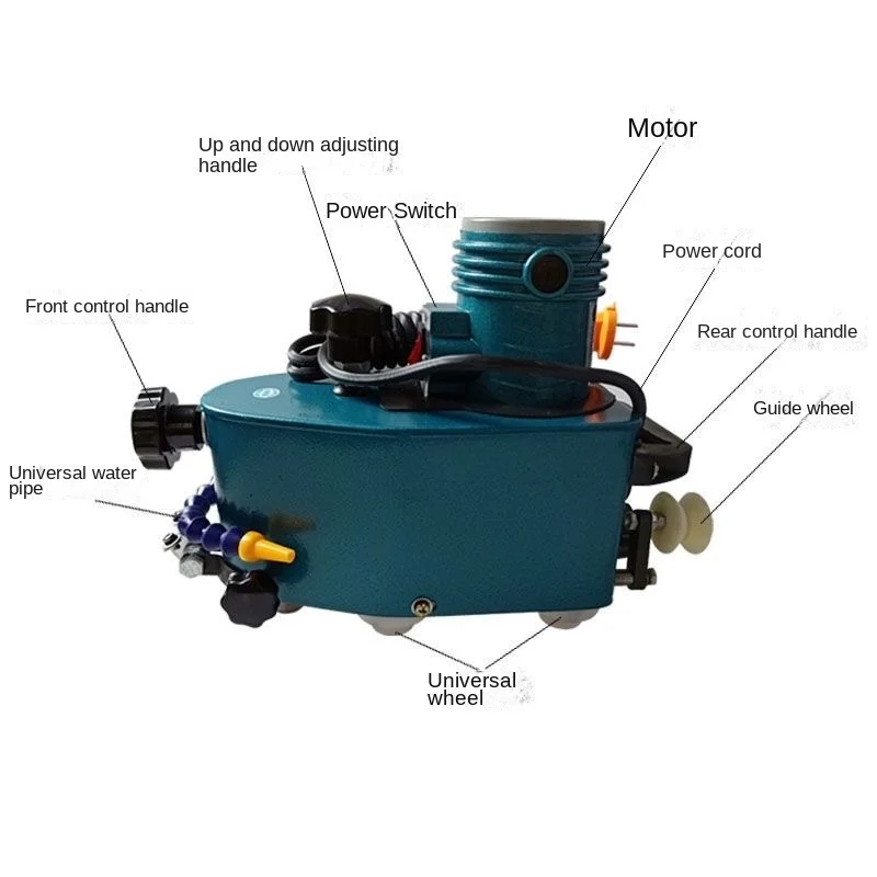 Multi-Function Vidro Mão Moedor, Polidor Elétrico, Edge Grinder, Polimento Roda, Edge Moagem Machine, 220V, 50, 110V, 60Hz