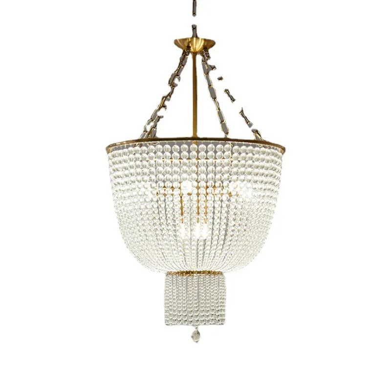

Romantic crystal chandelier, French living room cloakroom light luxury lamp