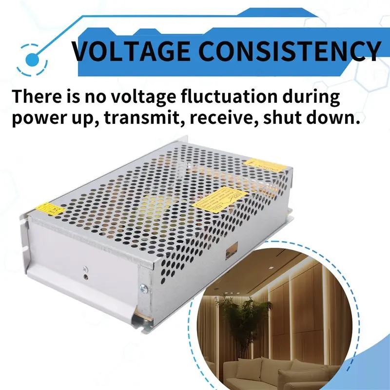 Smart-DC 12V Power Supply Transformer Switch AC 110V / 220V To DC 12V 20Amp Switching Adapter Converter LED