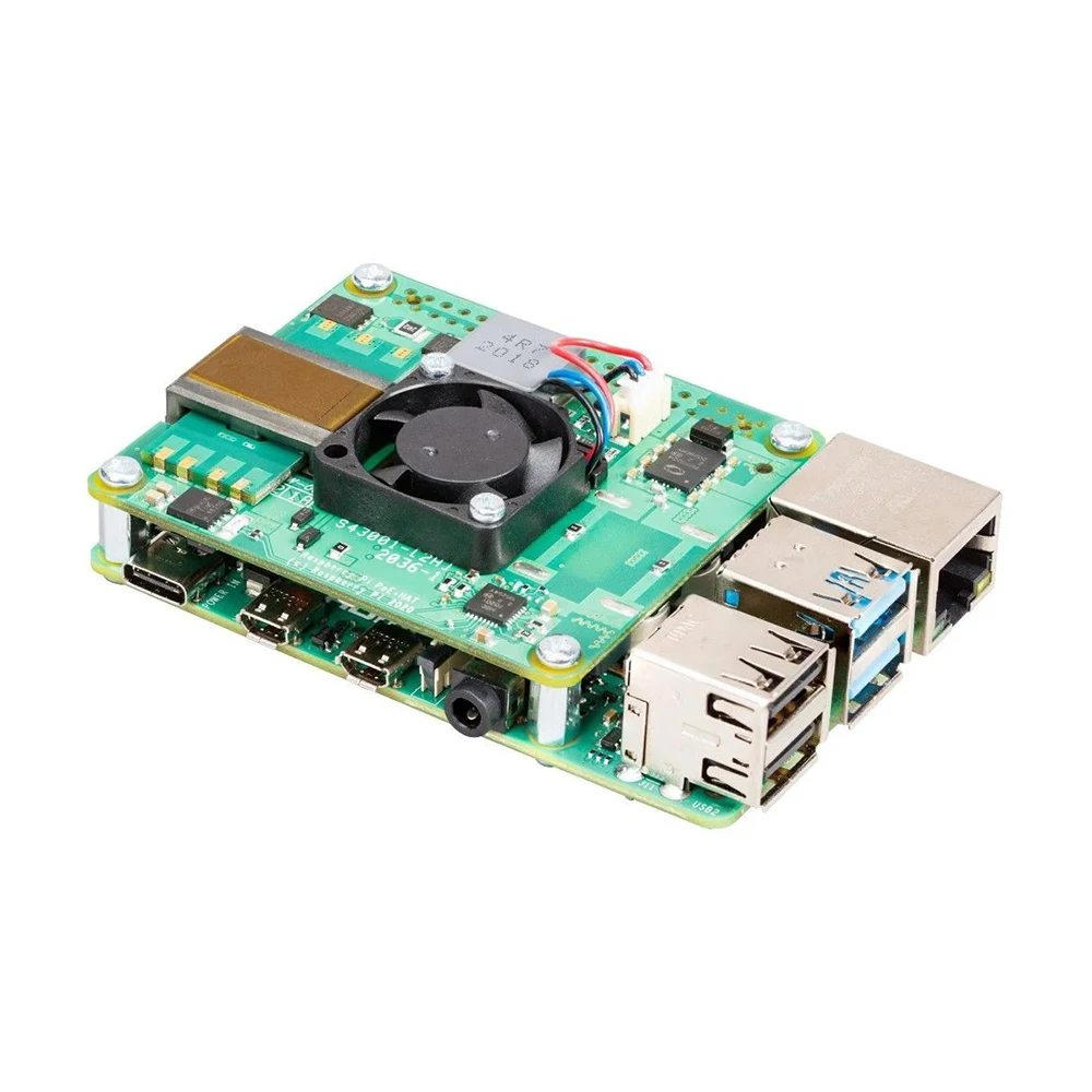 

Плата расширения Power over Ethernet для Raspberry Pi PoE + HAT Raspberry Pi 4B/3B +, с поддержкой охлаждающего вентилятора 802.3af/at DC5V 4A