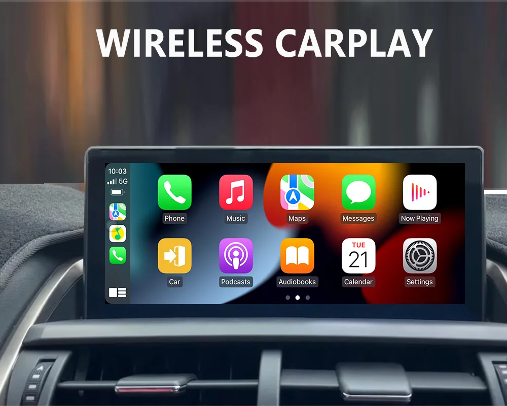 For Lexus NX200 300 2014-2017 Android 14 Qualcomm Chip Car Stereo GPS Navigation with CarPlay  Auto BT Multimedia Player