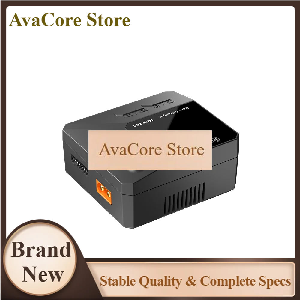 AvaCoreIFlight Dock 6 Intelligent Battery Charger 140W 2-6S Type-C / Dock 6 Charger Hub 2-6S For RC FPV Drones