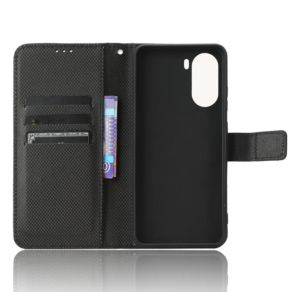 For ZTE Blade V41 Vita Luxury Flip Diamond Pattern Skin PU Leather Wallet Stand Case For ZTE V41Vita Phone Bag