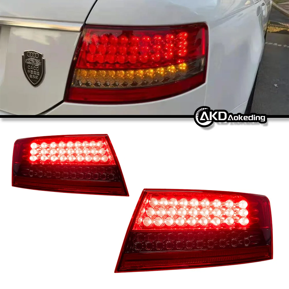 Taillights Styling For A6L A6 2005-2008 Tail Light LED DRL Running Signal Brake Reversing Parking Lighthouse Facelift