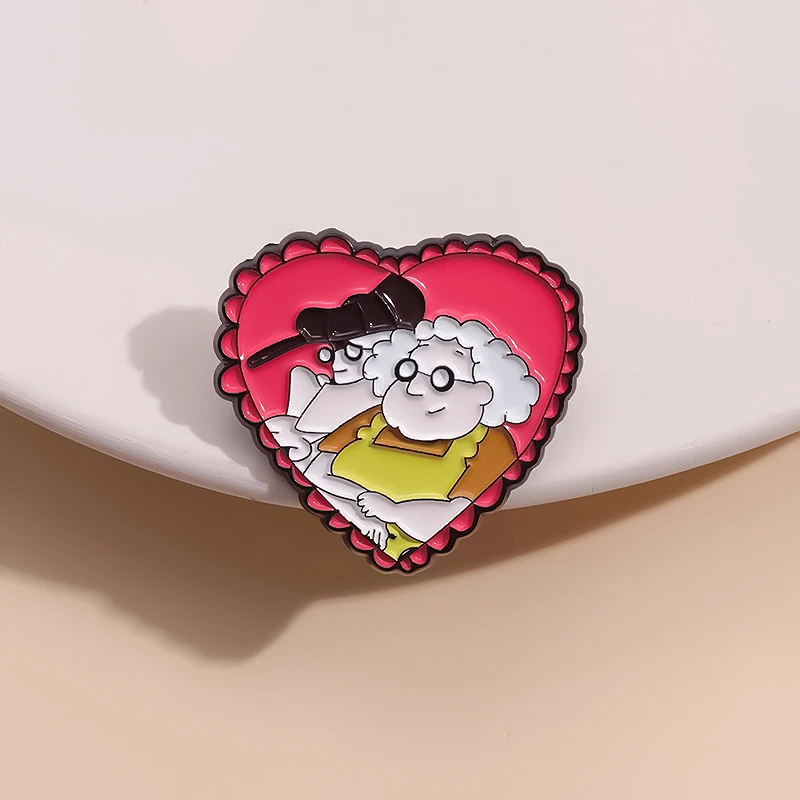 90's Family Comedy Anime Enamel Pin Badge Custom Cartoon Character Brooch Jewelry Women For Kid Gift Fans Decoration Wholesale