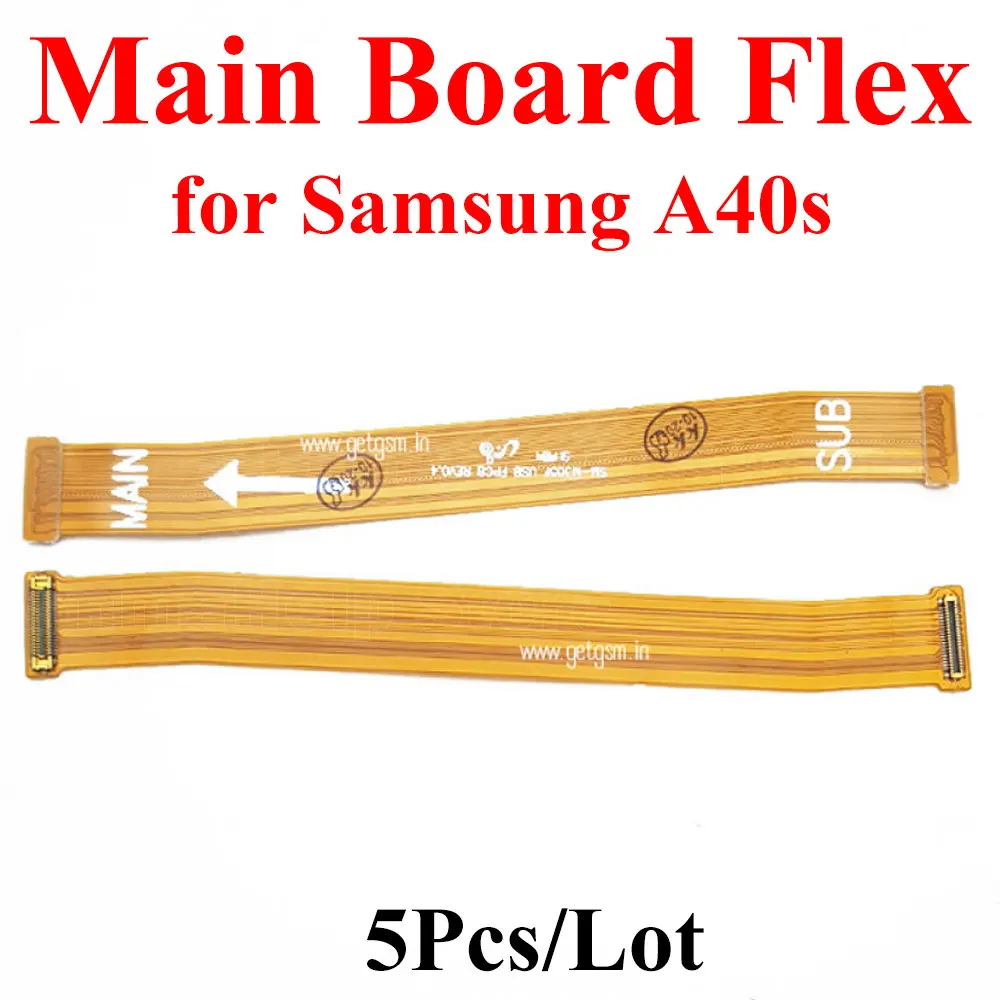 5Pcs/Lot Main Board Charging Flex Cable For Samsung Galaxy A10 A20 A30 A40 A50 A60 A70 A80 A90 S Motherboard Connector Repair