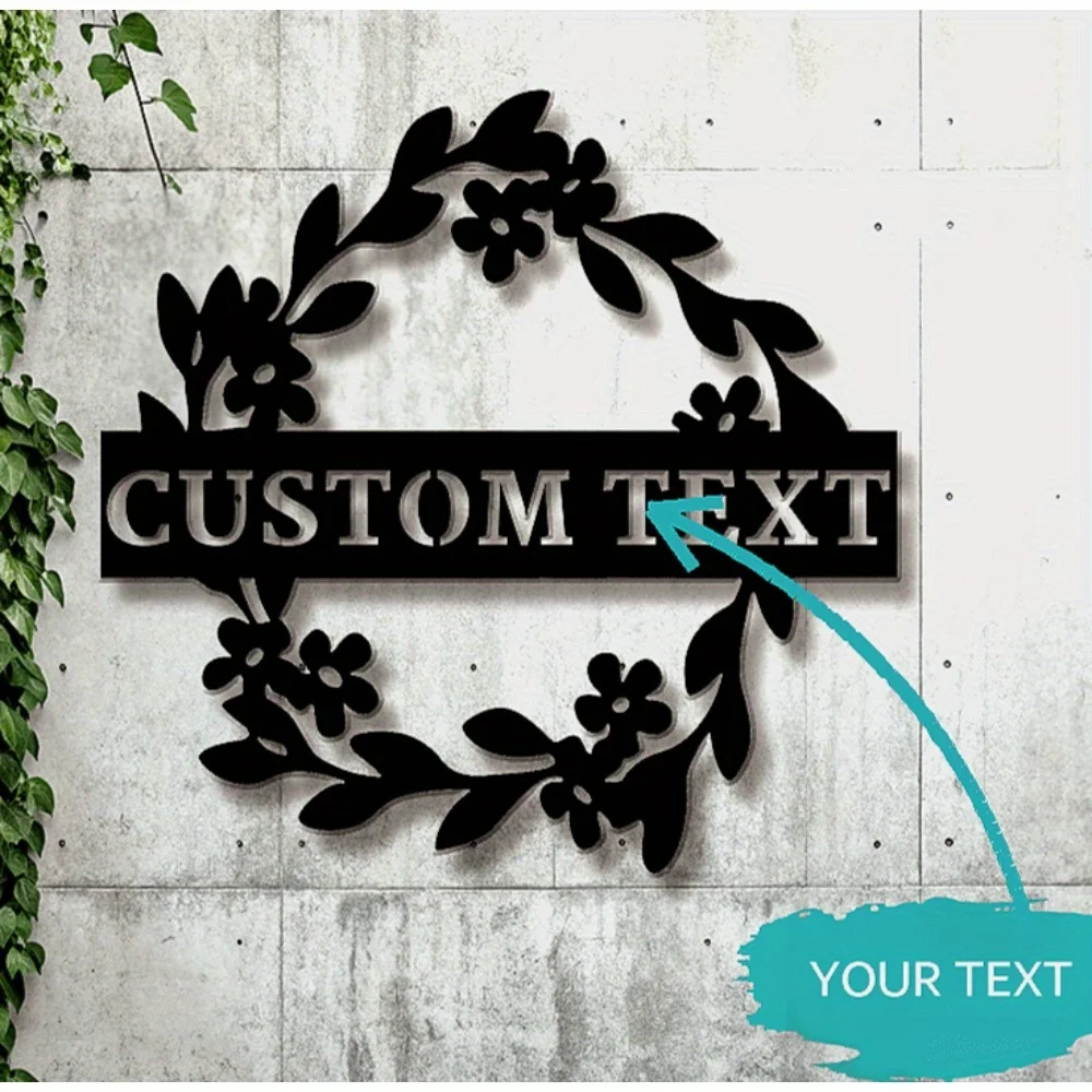 

Unique Handmade Personalized Metal Family Crest in Timeless Style Great for Enhancing Homes and Adding Charm To Celebrations