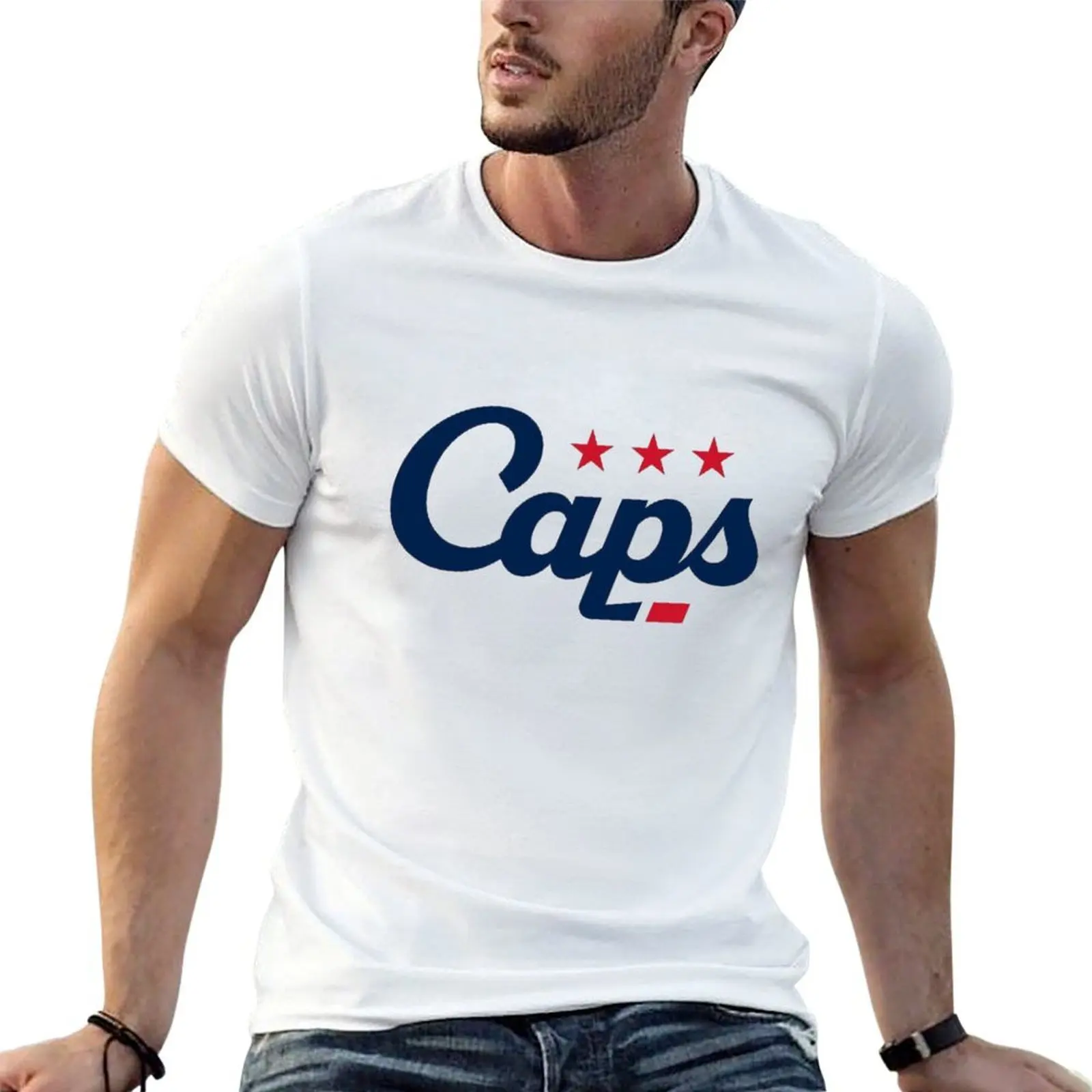 

Washington Capital Hockey T-Shirt cotton t shirts high quality t shirts for man pack cotton man t shirt graphic T-Shirt