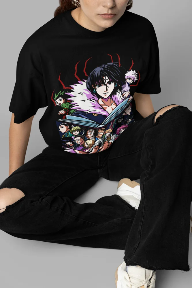 قميص فرقة أنيمي فانتوم ، صياد X HxH Machi ، بونودا ، فيتان ، كرولو ، هيسوكا التي شيرت #4