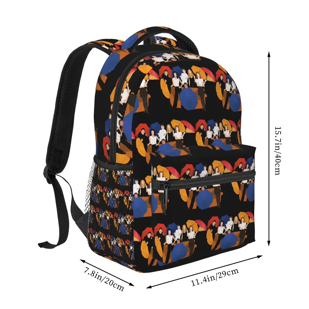 Friends Tv Show Backpack Hot Sale Daypack Large Capacity Kids BookBag School Bag Shoulder Bags for Men Women