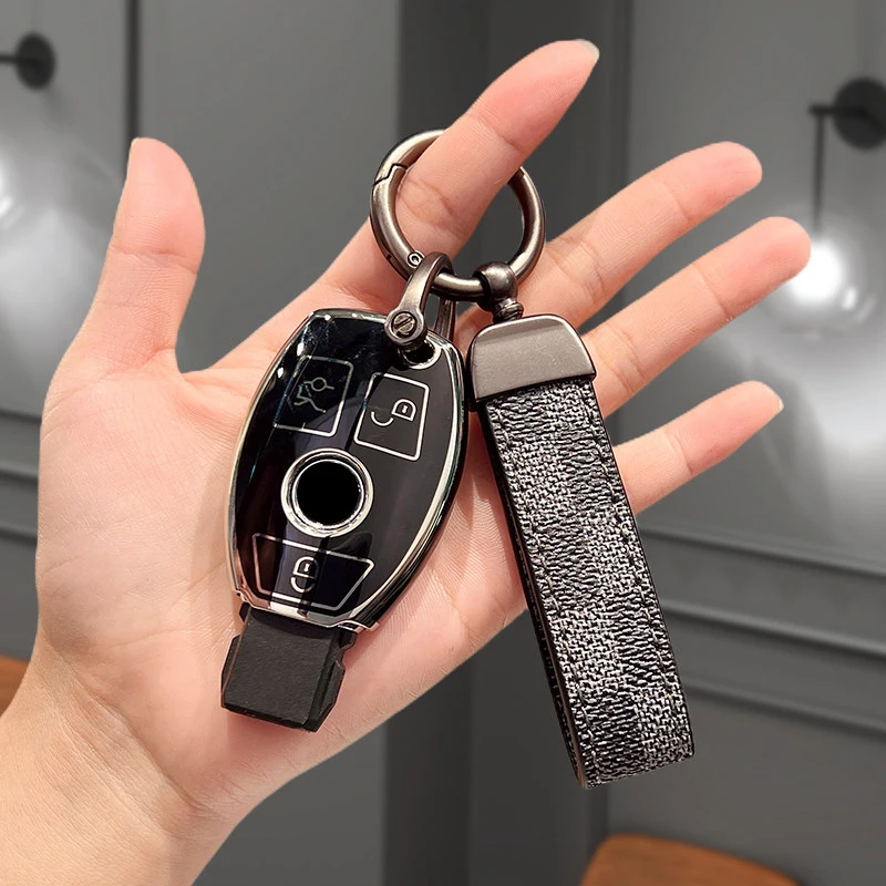 2 3 Buttons TPU Car Key Case Cover for Mercedes Bnez CLA GLC GLA GLK W203 W210 W211 W204 W176 A B C R Class AMG Accessories
