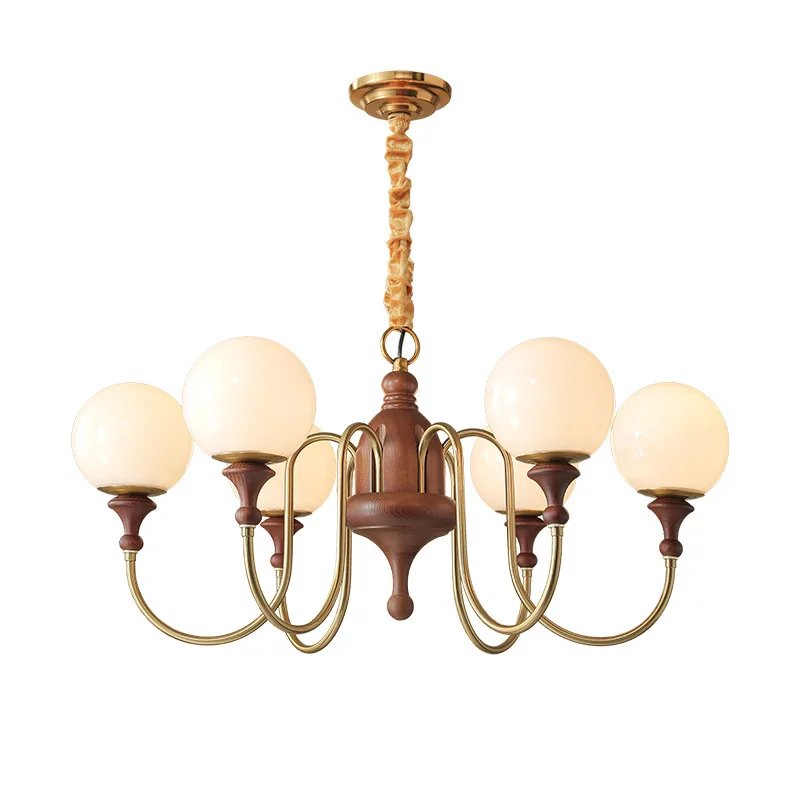 

French style, living room chandelier, retro style, bedroom light, high-end atmosphere