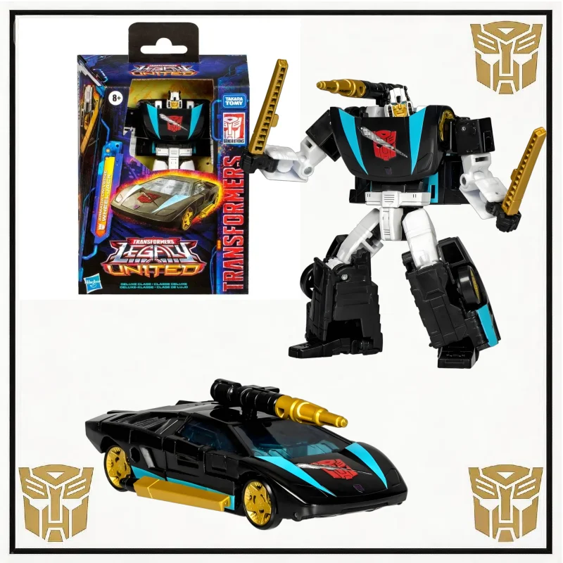 【Spot Goods】Hasbro Transformers Legacy United Deluxe Class Armada Wheeljack 3C Figura de acción de robot auténtica, juguete coleccionable