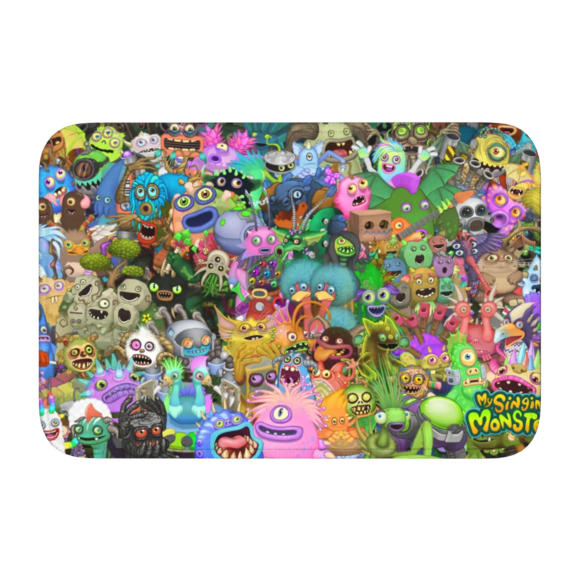 Custom My Singing Monsters Doormat Mat Anti-Slip  Bath Kitchen Garage Rug Carpet 40*60cm