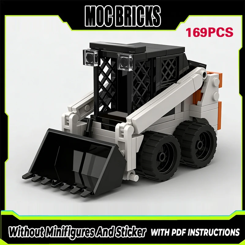 

Конструктор City Car Model MOC: Классический мини-погрузчик S450. Модульная технология. Подарки. Набор для сборки. Детские игрушки.