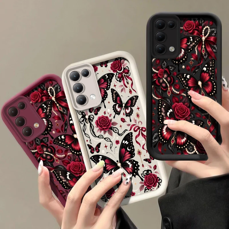 Flower Butterfly Print Phone C - Phone Cases Oppo ulasan dan harga