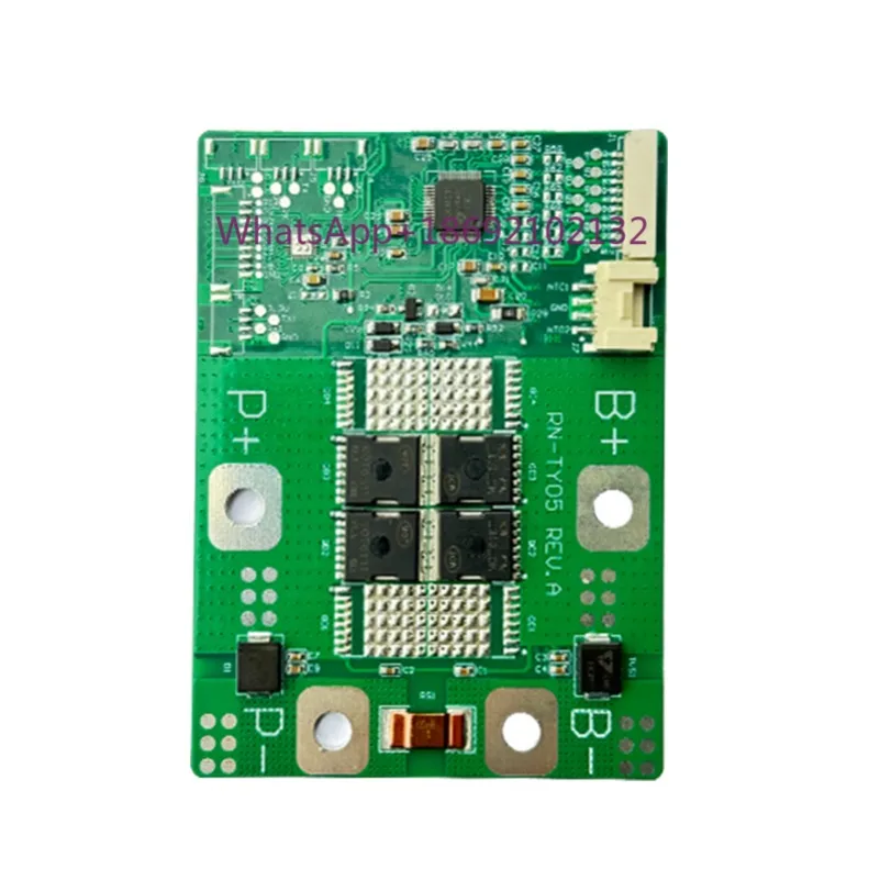 Protection Board with 4 Strings of Lithium Iron Phosphate 12V8 Strings of 24V Same Port Balanced with Temperature Protection