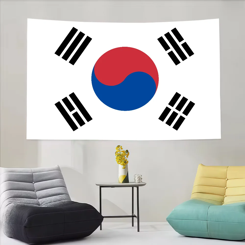 ธงเกาหลีใต้ ธงตกแต่ง งานศิลปะ  - Outdoor Camping Korea บทวิจารณ์และราคา